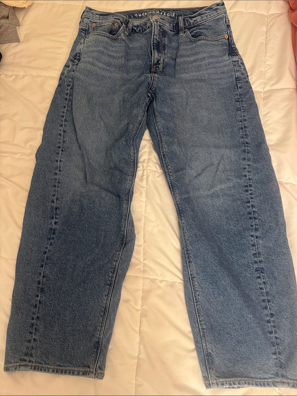 American Eagle Stretch Barrel Leg Jeans
